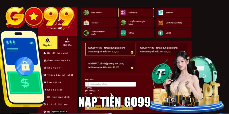 Nạp Tiền Go99 - Quy Trình Gửi Vốn Siêu Nhanh, Đơn Giản