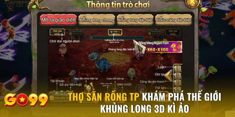 Thợ Săn Rồng TP Khám Phá Thế Giới Khủng Long 3D Kì Ảo