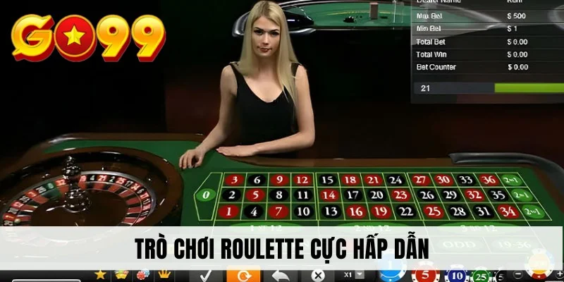 Trò chơi Roulette cực hấp dẫn