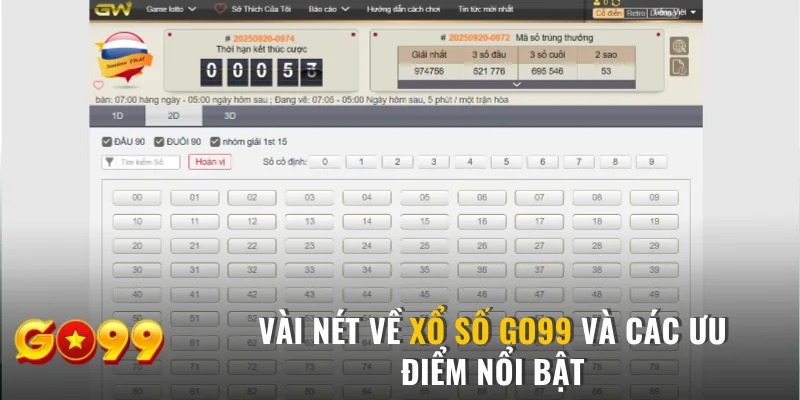 Vài nét về xổ số GO99 và ưu điểm